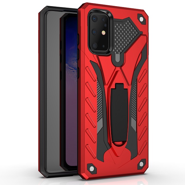 s20-red-1.jpg Rugged Defender Case with Kickstand for Samsung Galaxy Note 20 - Red – Image 1