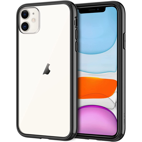 shock-absorption-case-iphone-11-black.jpg Shock-Absorption Bumper Case for Apple iPhone 11 - Black – Image 1