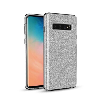 Glitter Case for Samsung Galaxy S10 Plus - Silver