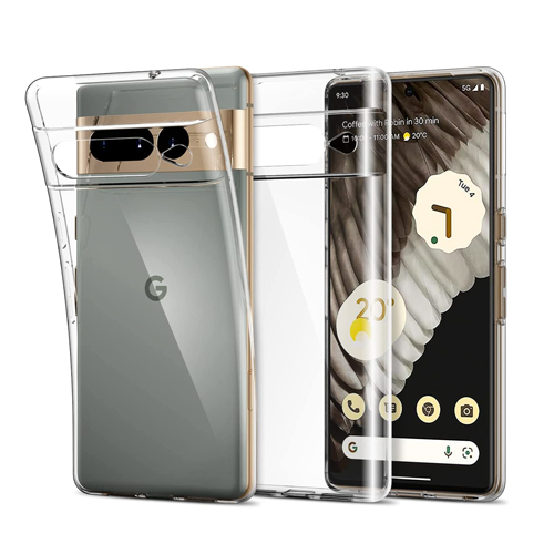 slim-clear-tpu-case-for-pixel-7.png Slim Clear Soft TPU Case for Google Pixel 7a - Clear – Image 1