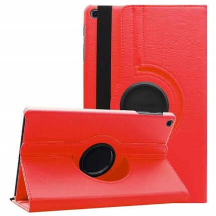 360 Degree Rotating Stand Smart Cover for Samsung Galaxy Tab A 8.4 (T307) - Red