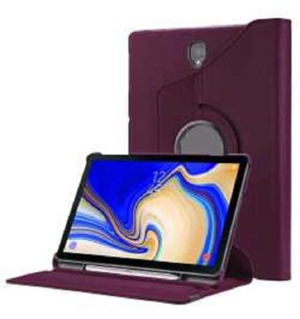 360 Degree Rotating Stand Smart Cover for Samsung Galaxy Tab A 10.5 (T590) - Purple