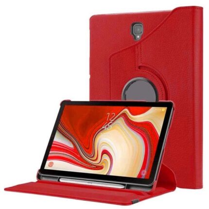 360 Degree Rotating Stand Smart Cover for Samsung Galaxy Tab A 10.5 (T590) - Red