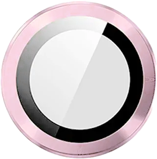 Metal Glass Lens Protection Compatible for iPhone 14 / 14 Plus - Pink