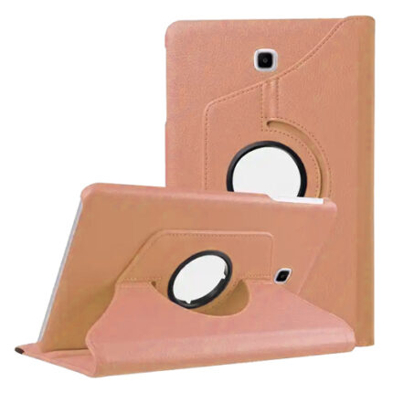 360 Degree Rotating Stand Smart Cover for Samsung Galaxy Tab A 8.0 (T387) - Rose Golden