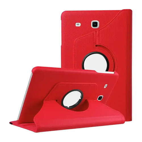 360 Degree Rotating Stand Smart Cover for Samsung Galaxy Tab E 8.0 (T377) - Red 360 Degree Rotating Stand Smart Cover for Samsung Galaxy Tab E 8.0 (T377) - Red