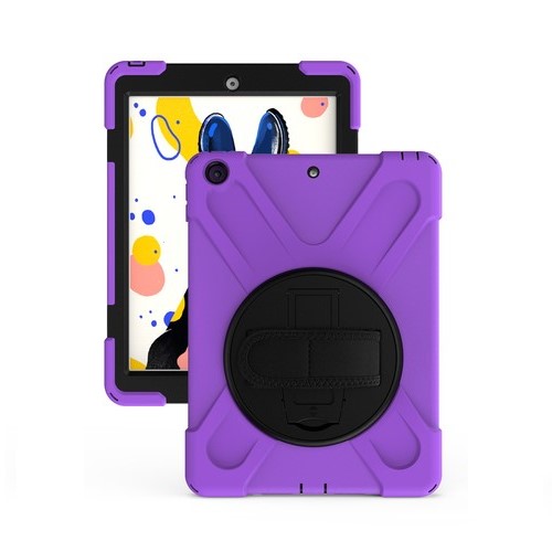 Armor Case with 360 Rotating Stand for Apple iPad Mini 4/5 - Purple Armor Case with 360 Rotating Stand for Apple iPad Mini 4/5 - Purple