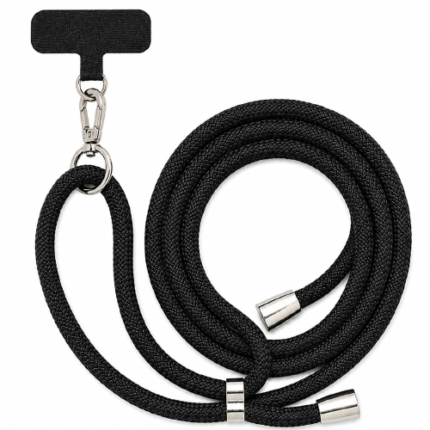 Braided Strap Lanyard  - Black