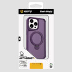Envy Sleek Shield with Magnetic Case for Apple iPhone 16 - Deep Purple