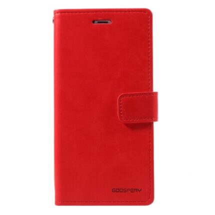 Goospery Blue Moon Wallet Case for Apple iPhone 16 - Red