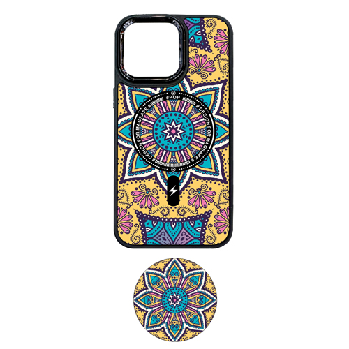 Graphic Design with Magnetic Case + Pop Socket for Apple iPhone 11 - Nº 1 Graphic Design with Magnetic Case + Pop Socket for Apple iPhone 11 - Nº 1