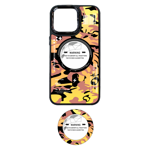 Graphic Design with Magnetic Case + Pop Socket for Apple iPhone 15 - Nº 2 Graphic Design with Magnetic Case + Pop Socket for Apple iPhone 15 - Nº 2