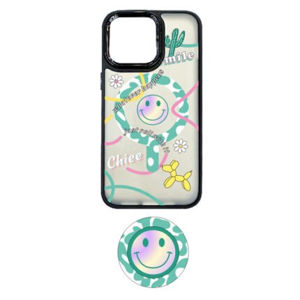 Graphic Design with Magnetic Case + Pop Socket for Apple iPhone 12 / 12 Pro - Nº 4