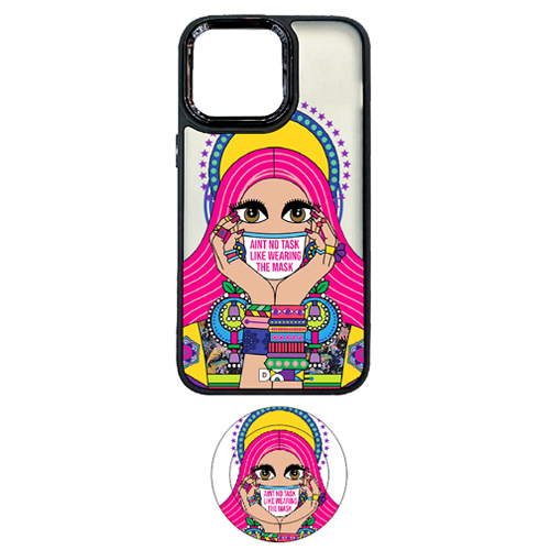 Graphic Design with Magnetic Case + Pop Socket for Apple iPhone 14 Pro Max - Nº 7 Graphic Design with Magnetic Case + Pop Socket for Apple iPhone 14 Pro Max - Nº 7