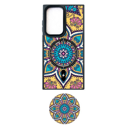Graphic Design with Magnetic Case + Pop Socket for Samsung Galaxy S23 FE - Nº 1