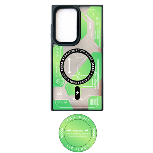Graphic Design with Magnetic Case + Pop Socket for Samsung Galaxy S21 FE - Nº 10 Graphic Design with Magnetic Case + Pop Socket for Samsung Galaxy S21 FE - Nº 10
