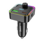 Hoco 30W Dual Output Car Charger with Wireless FM Transmitter E81