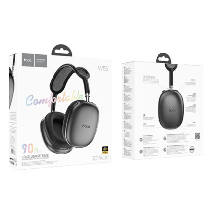 Hoco Comfortable Wireless Bluetooth Headphones W55 - Deep Space Gray
