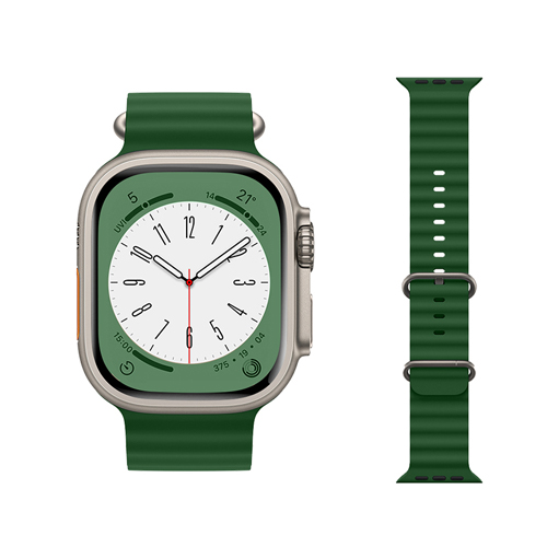 Hoco Double Silicone Strap for iWatch (38/40/41mm) WA12 - Alfalfa (Green) Hoco Double Silicone Strap for iWatch (38/40/41mm) WA12 - Alfalfa (Green)