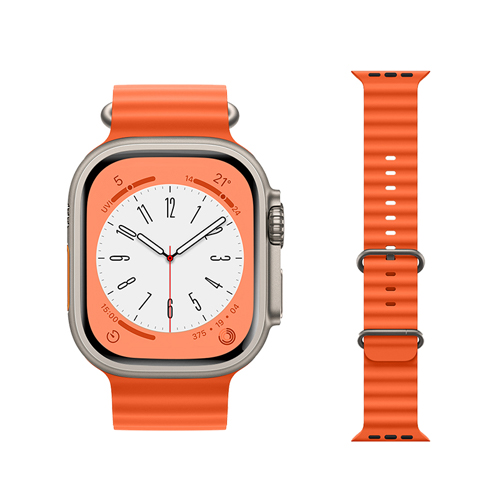 Hoco Double Silicone Strap for iWatch (38/40/41mm) WA12 - Orange Hoco Double Silicone Strap for iWatch (38/40/41mm) WA12 - Orange