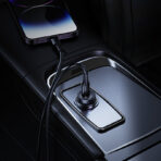 Hoco Single Port PD30W Car Charger Z62A - Metal Gray