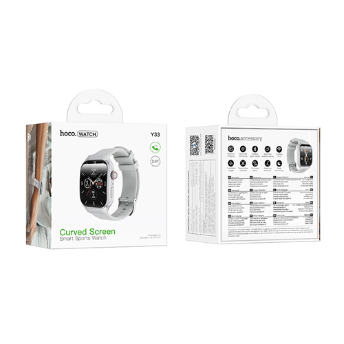 Hoco Smart Sport Watch Y33 (Call Version) - Silver Hoco Smart Sport Watch Y33 (Call Version) - Silver