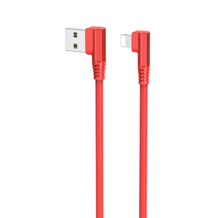 Hoco USB to Lightning Charging & Data Cable U83 - Red