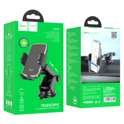 Hoco Universal Telescopic Car Holder CA95 - Black