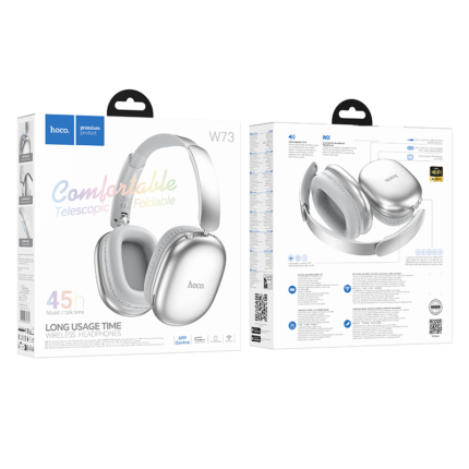 Hoco Wireless Headphones W73 - Silver