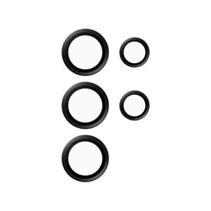 Metal Glass Lens Protection Compatible for Samsung Galaxy S24 Ultra – Black