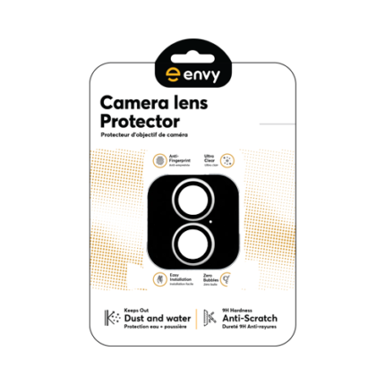 Metal Glass Lens Protection Compatible for iPhone 16 / 16 Plus - White