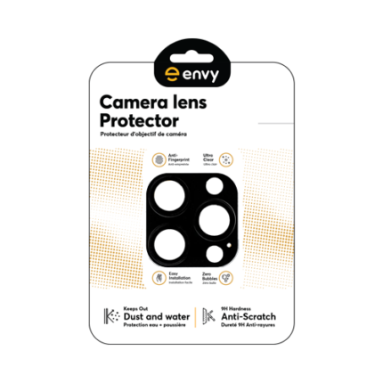 Metal Glass Lens Protection Compatible for iPhone 16 Pro / 16 Pro Max - Black