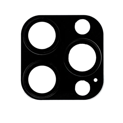 Metal Glass Lens Protection Compatible for iPhone 16 Pro / 16 Pro Max - Black