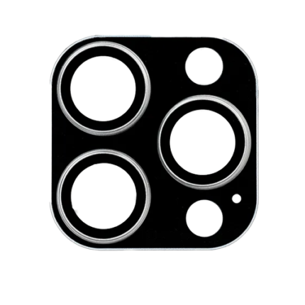 Metal Glass Lens Protection Compatible for iPhone 16 Pro / 16 Pro Max - White