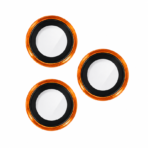 Metal Glass Lens Protection Compatible for iPhone 17 Pro / 17 Pro Max - Orange