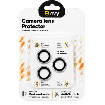 Metal Glass Lens Protection Compatible for iPhone 18 Pro / 18 Pro Max - Silver