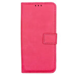 PU Leather Wallet Case for Moto Edge+ (2023) - Hot Pink