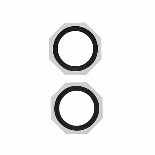 Metal Glass Lens Octogonal Protection Compatible for iPhone 17 - Silver Metal Glass Lens Octogonal Protection Compatible for iPhone 17 - Silver