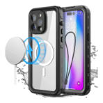 Waterproof IP68 Magnetic Case for Apple iPhone 15 Pro Max