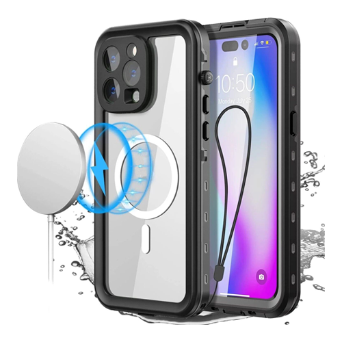 Waterproof IP68 Magnetic Case for Apple iPhone 16 Pro Waterproof IP68 Magnetic Case for Apple iPhone 16 Pro