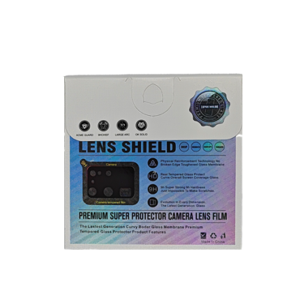 Tempered Glass Camera Lens Protector for Samsung Galaxy S22 / S22 Plus - Black