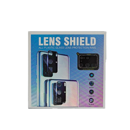 Tempered Glass Camera Lens Protector for Google Pixel 7a - Black