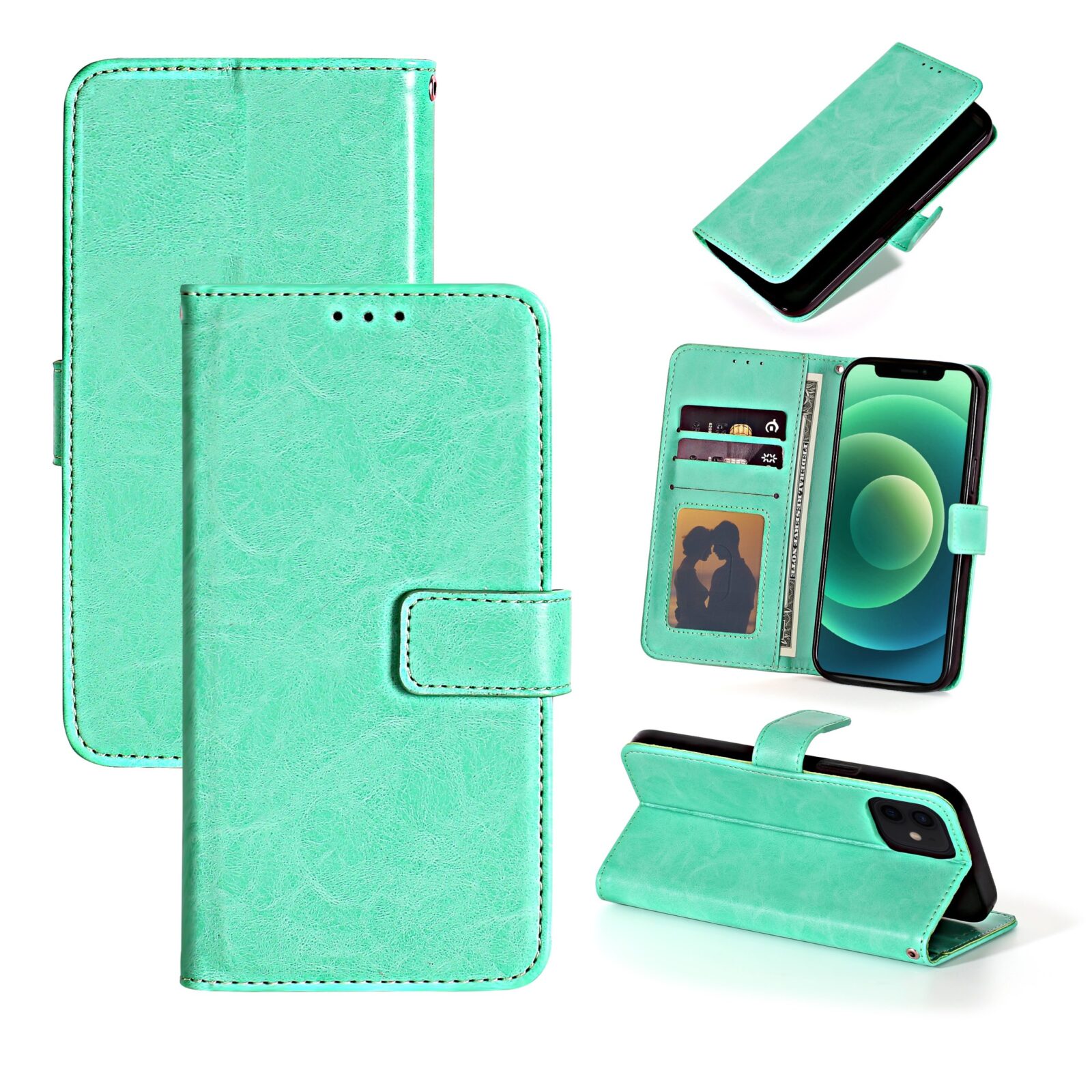 PU Leather Wallet Case for Samsung Galaxy Note 20 Ultra - Teal PU Leather Wallet Case for Samsung Galaxy Note 20 Ultra - Teal