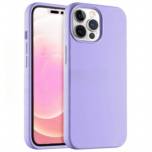 Premium Silicone Case for Apple iPhone 14 Pro Max - Light Purple Premium Silicone Case for Apple iPhone 14 Pro Max - Light Purple